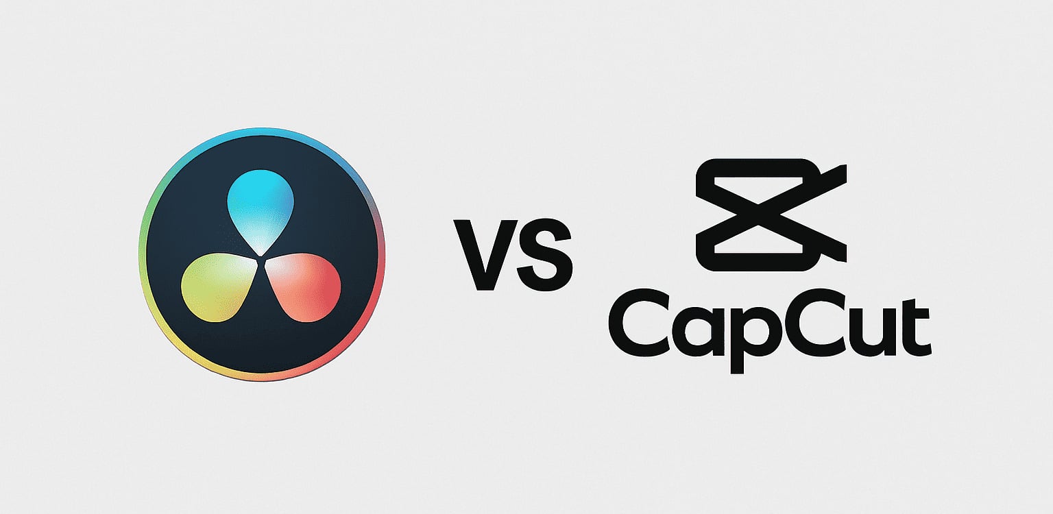 Logos davinci Resolve vs Capcut