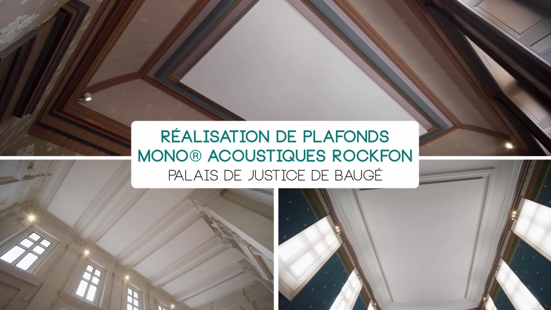 Vidéo restauration plafonds acoustiques