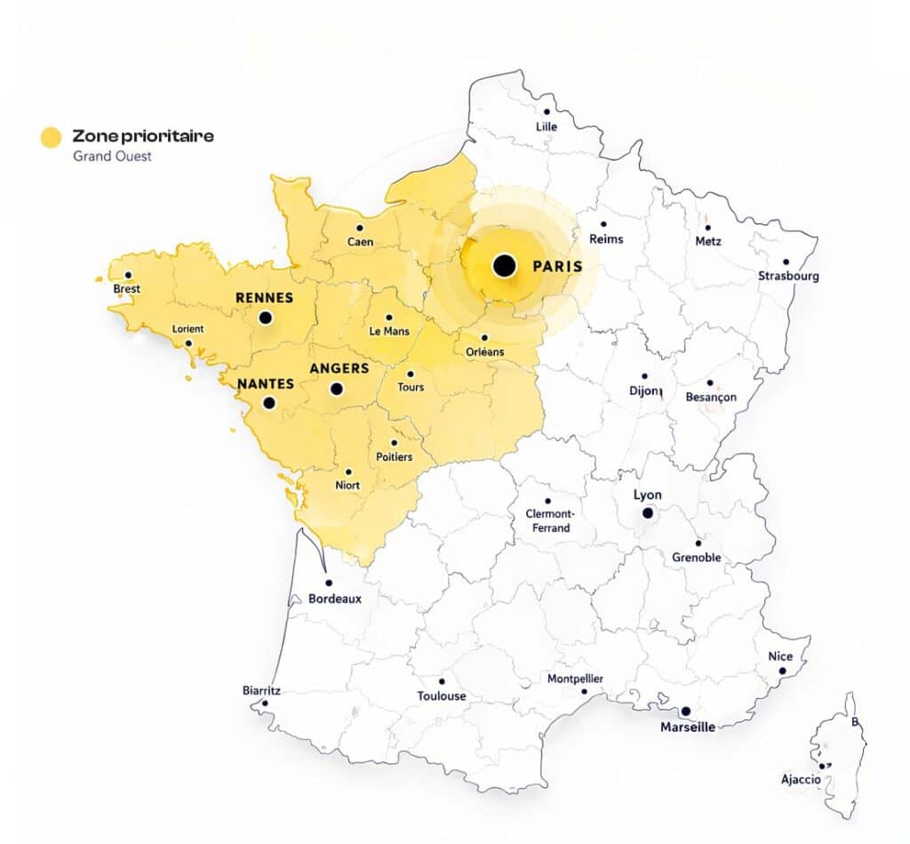 carte zone d'intervention Starfilm